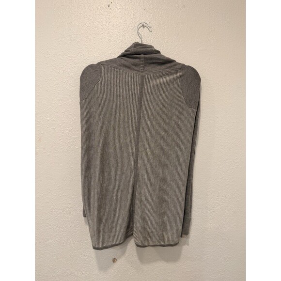 Lululemon Iconic Sweater Wrap - Heathered Grey/Heathered Light Grey Sz2 - Picture 2 of 6